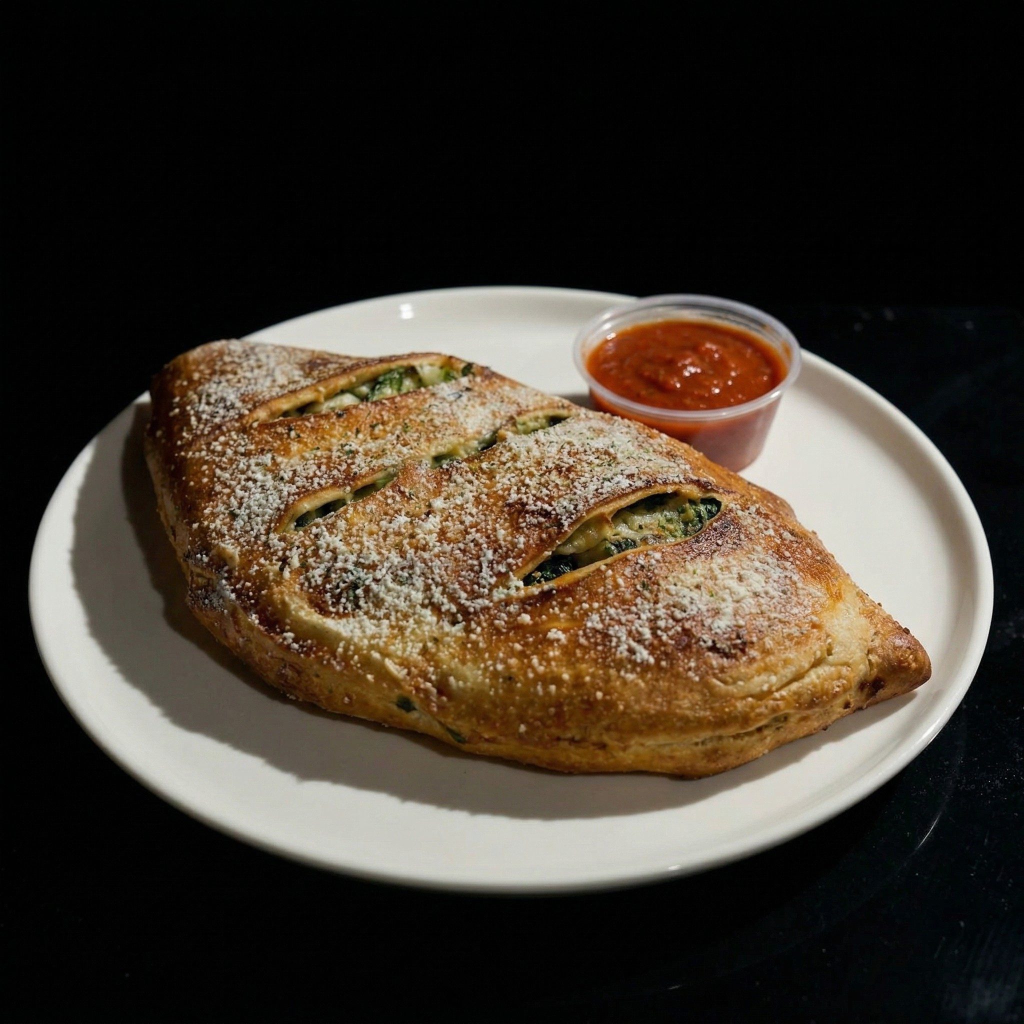 Hot Sausage Stromboli.